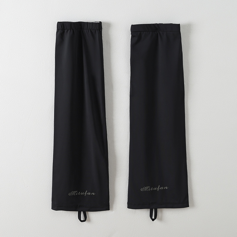 Manșete de protecție solară Ice Silk, croială dreaptă lejeră, mărime mare, unisex, pentru pescuit, ciclism și condus