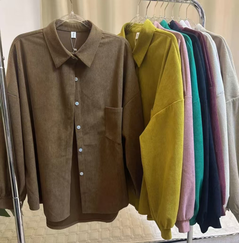 Női hosszú, vastag kabát fleece bélésével, őszi-téli, laza szabás, irodai stílus