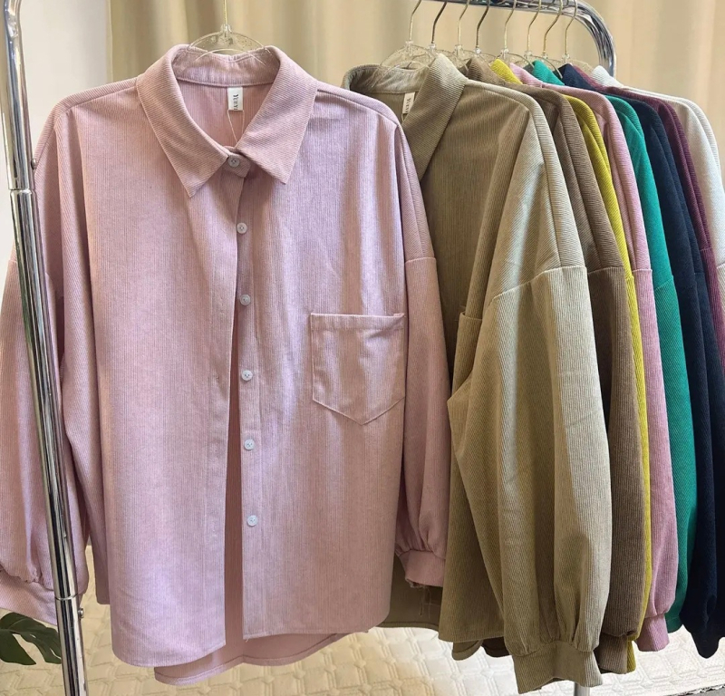 Női hosszú, vastag kabát fleece bélésével, őszi-téli, laza szabás, irodai stílus