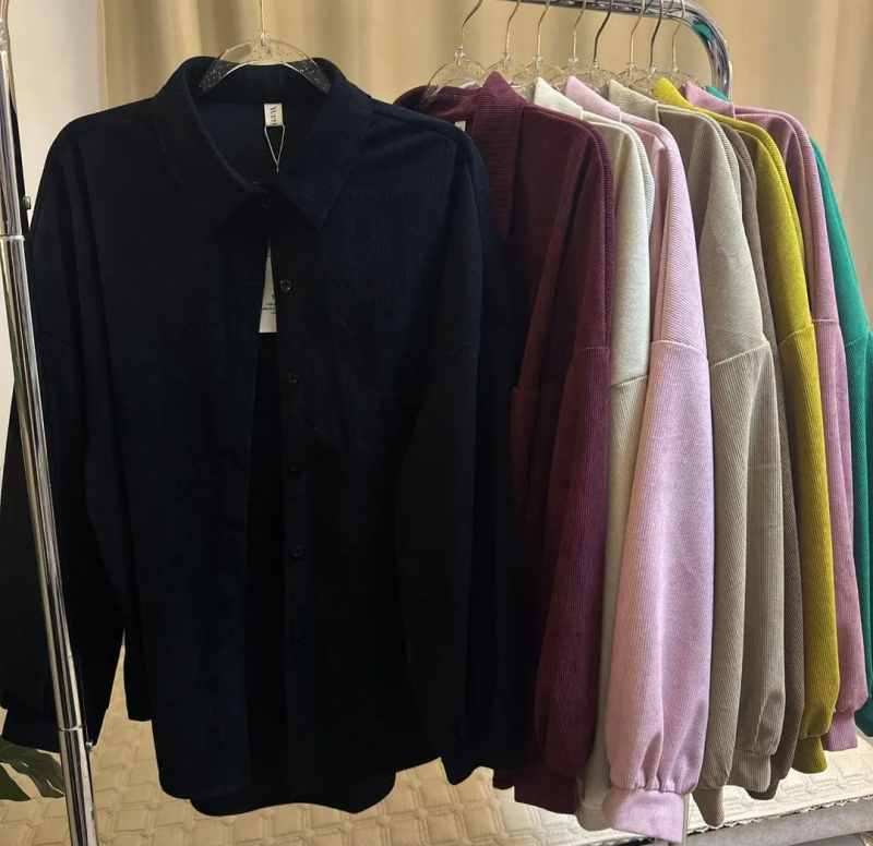 Női hosszú, vastag kabát fleece bélésével, őszi-téli, laza szabás, irodai stílus