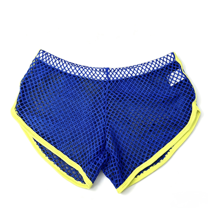 Ανδρικά boxers από δίχτυ, αναπνέοντα, διαφανή, άνετη χαλαρή εφαρμογή για οικιακή χρήση