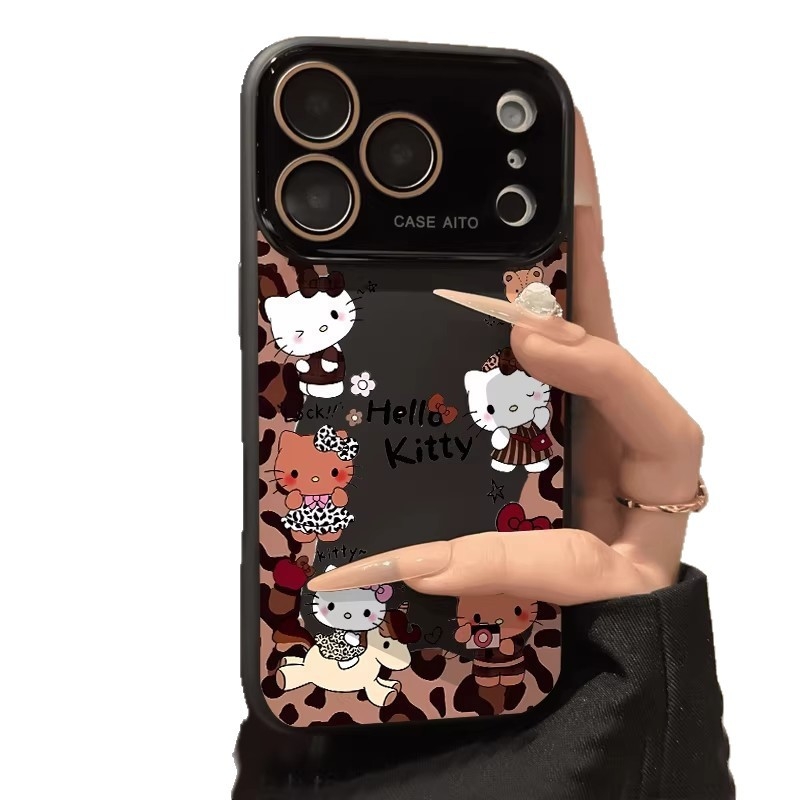 Θήκη προστασίας με σχέδιο γκράφιτι γάτα για iPhone 17 και Vivo X300 – ανθεκτικό στην πτώση