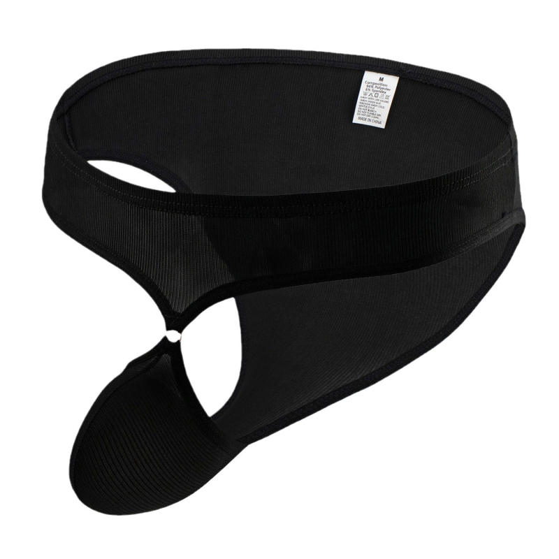 Lenjerie intimă pentru bărbați sexy, talie joasă, textură nervurată Ice Silk, model B660