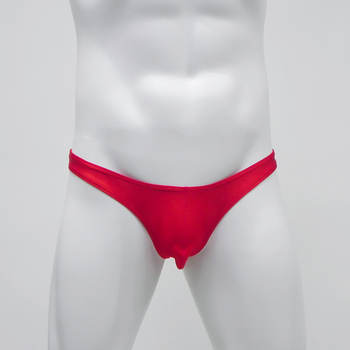 Boxer de baie masculin din nylon, talie joasă – pentru plajă și spa, stil briefs/tanga