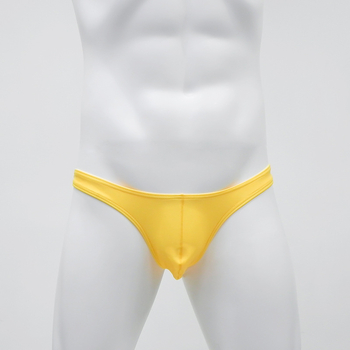 Boxer de baie masculin din nylon, talie joasă – pentru plajă și spa, stil briefs/tanga
