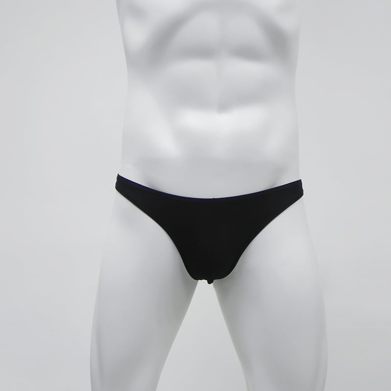 Boxer de baie masculin din nylon, talie joasă – pentru plajă și spa, stil briefs/tanga