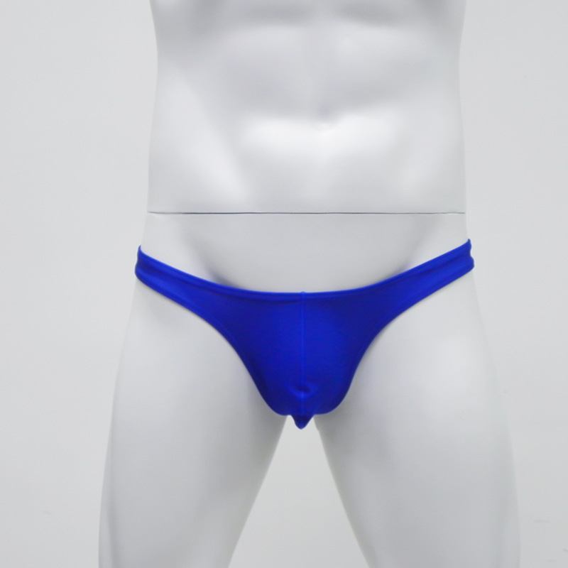 Boxer de baie masculin din nylon, talie joasă – pentru plajă și spa, stil briefs/tanga