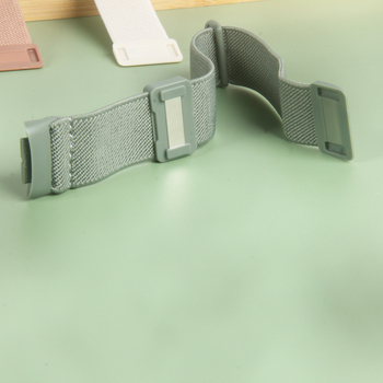 Nylon pleteni kaiš za sat s magnetskom kopčom, kompatibilan s Fitbit Charge5/6 i Versa3/4 (dužina 20 cm, širina 22/24 mm)
