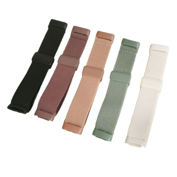 Nylon pleteni kaiš za sat s magnetskom kopčom, kompatibilan s Fitbit Charge5/6 i Versa3/4 (dužina 20 cm, širina 22/24 mm)