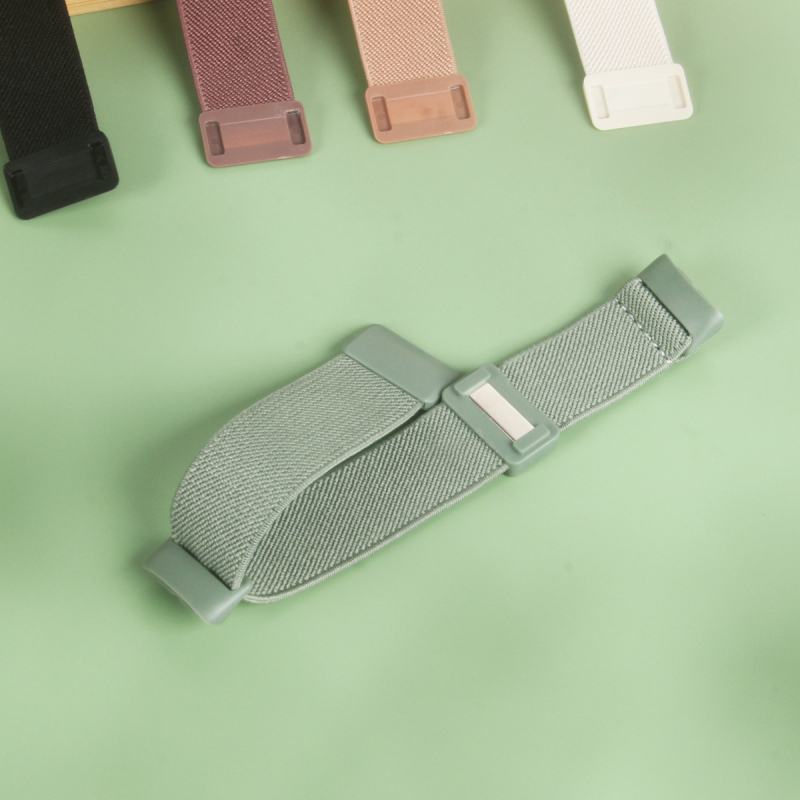 Nylon pleteni kaiš za sat s magnetskom kopčom, kompatibilan s Fitbit Charge5/6 i Versa3/4 (dužina 20 cm, širina 22/24 mm)