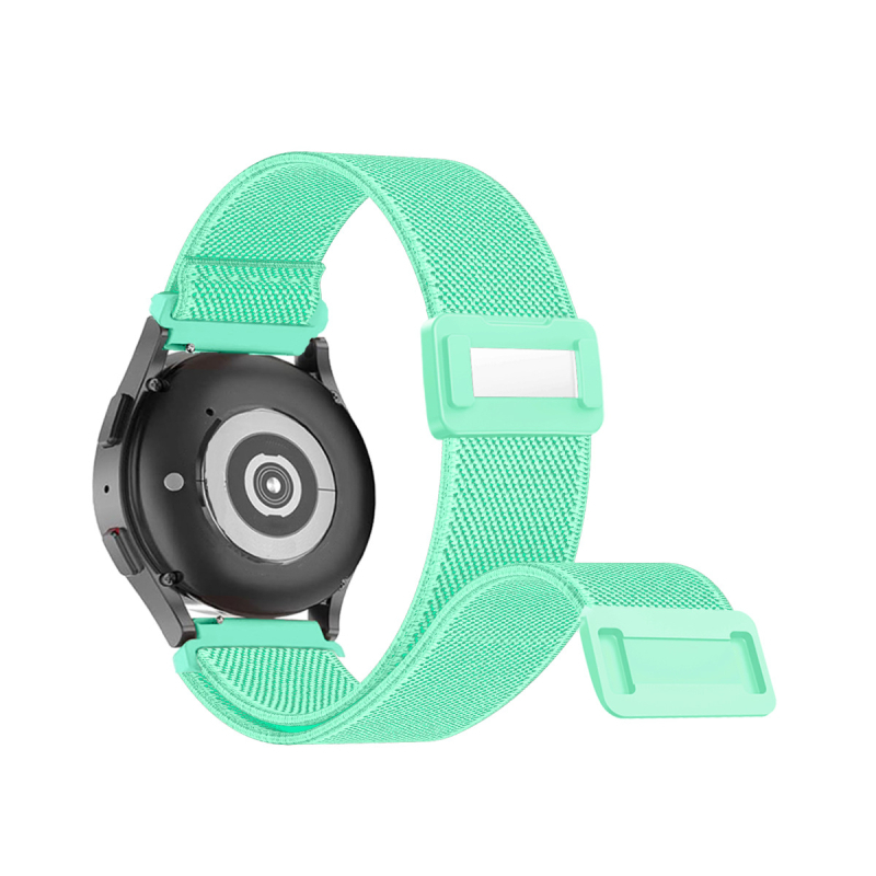 Nylon pleteni kaiš za sat s magnetskom kopčom, kompatibilan s Fitbit Charge5/6 i Versa3/4 (dužina 20 cm, širina 22/24 mm)