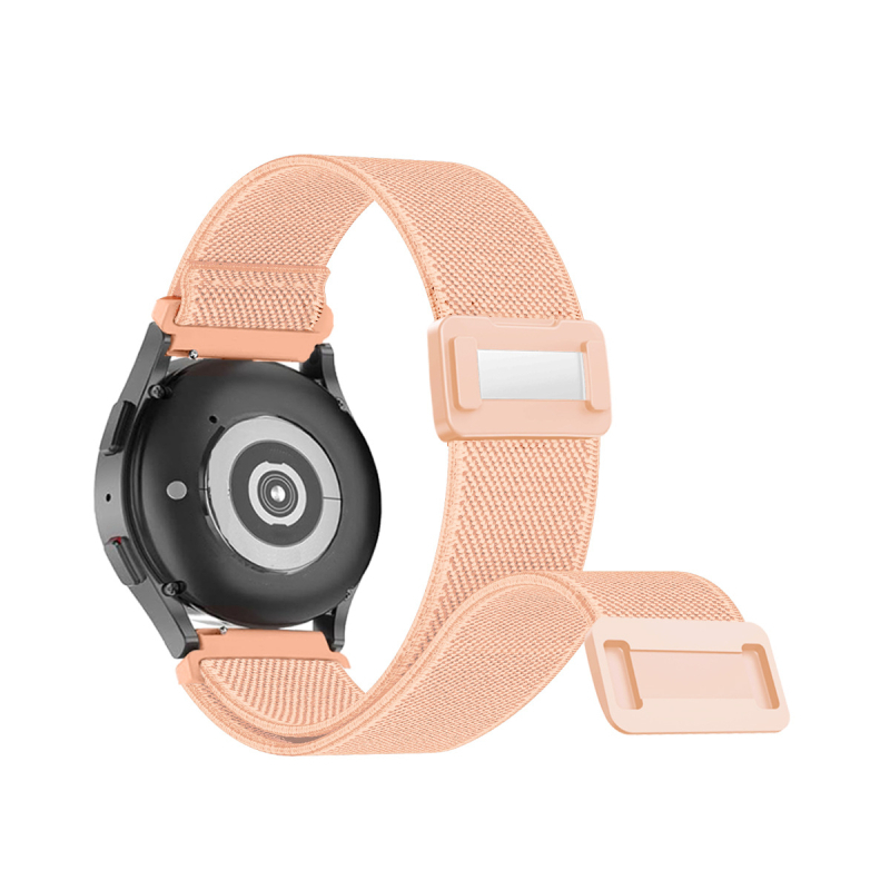 Nylon pleteni kaiš za sat s magnetskom kopčom, kompatibilan s Fitbit Charge5/6 i Versa3/4 (dužina 20 cm, širina 22/24 mm)