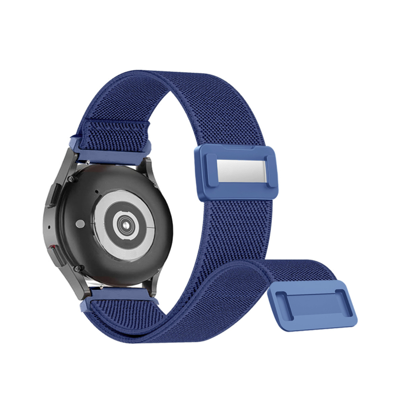 Nylon pleteni kaiš za sat s magnetskom kopčom, kompatibilan s Fitbit Charge5/6 i Versa3/4 (dužina 20 cm, širina 22/24 mm)