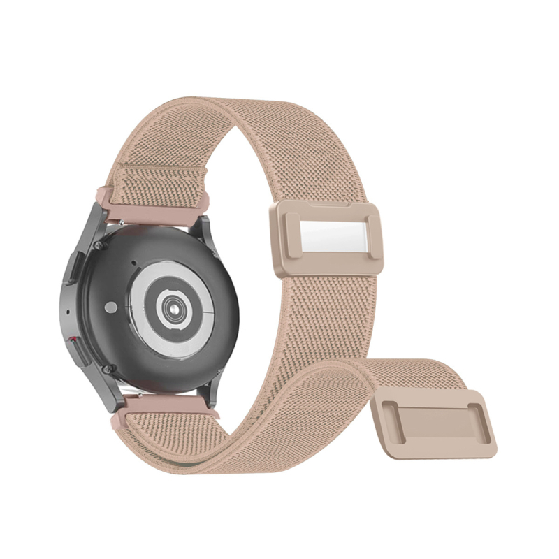 Nylon pleteni kaiš za sat s magnetskom kopčom, kompatibilan s Fitbit Charge5/6 i Versa3/4 (dužina 20 cm, širina 22/24 mm)