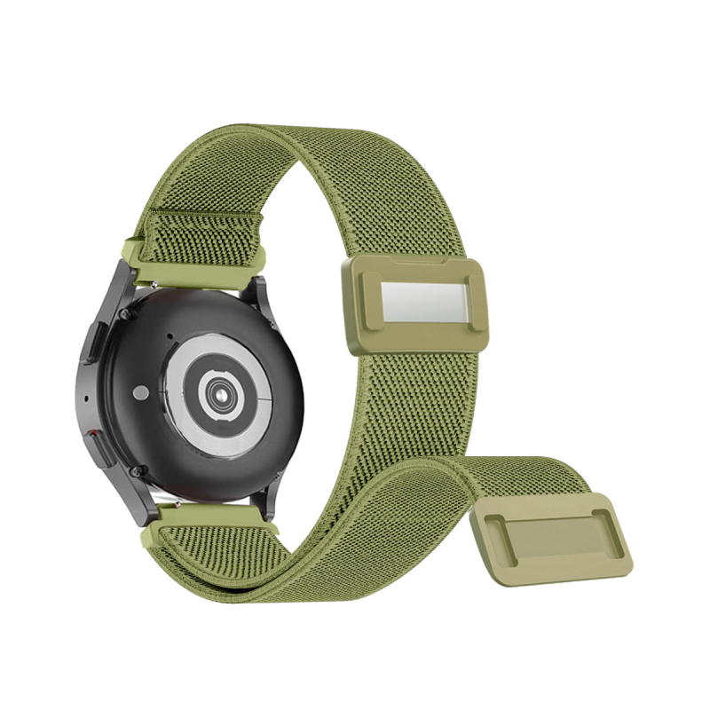Nylon pleteni kaiš za sat s magnetskom kopčom, kompatibilan s Fitbit Charge5/6 i Versa3/4 (dužina 20 cm, širina 22/24 mm)