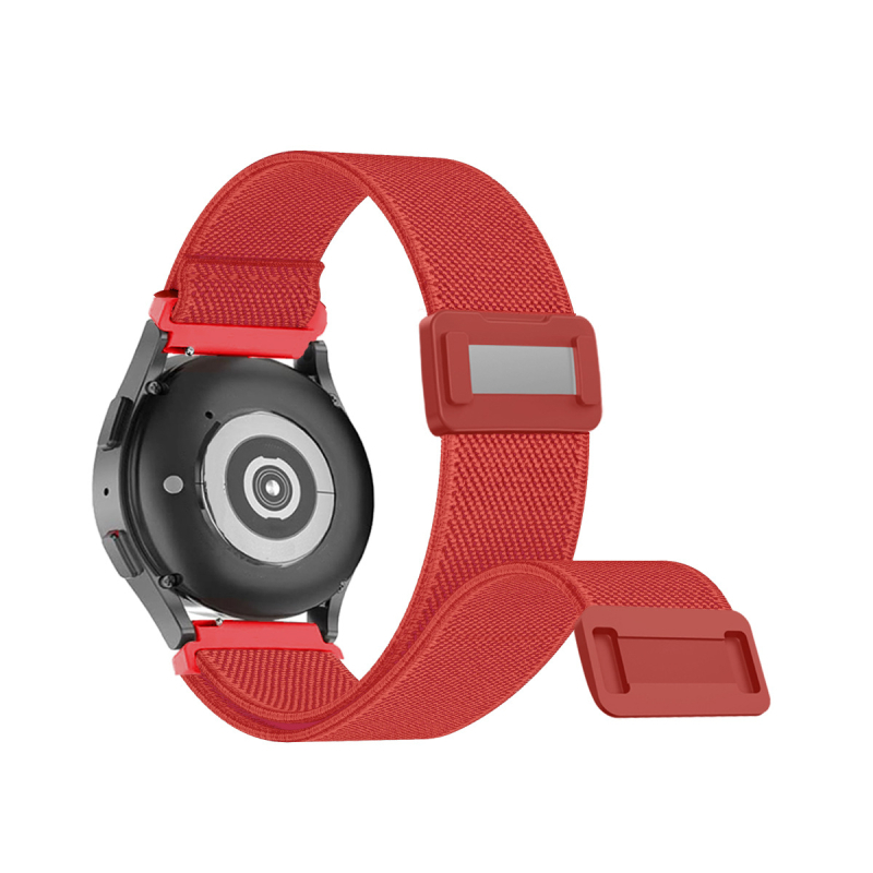Nylon pleteni kaiš za sat s magnetskom kopčom, kompatibilan s Fitbit Charge5/6 i Versa3/4 (dužina 20 cm, širina 22/24 mm)