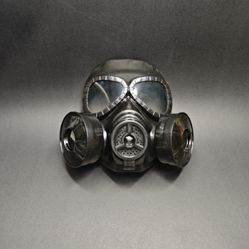 Taktická plynová maska na celú tvár, vojenský štýl, vhodná pre domácich majstrov