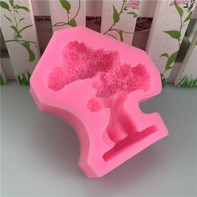  Szilikon forma mini bonsai fa – fondant tortadíszítéshez, sütéshez, gyantaöntéshez és gyertyaformához