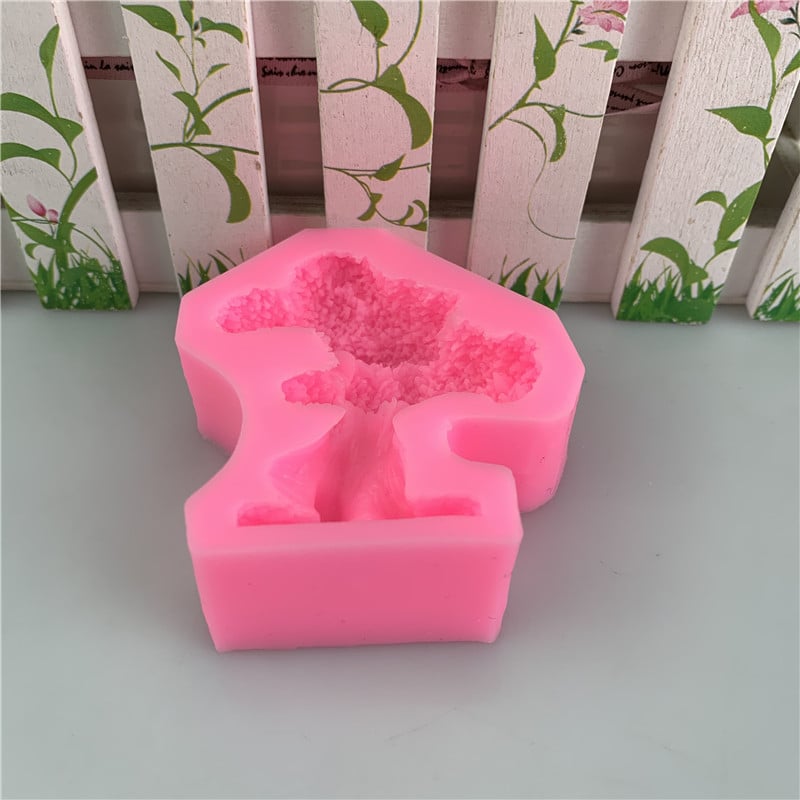  Szilikon forma mini bonsai fa – fondant tortadíszítéshez, sütéshez, gyantaöntéshez és gyertyaformához