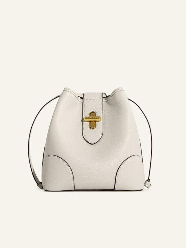 Babi Beans női válltáska crossbody, vödör forma, könnyű luxus kapszula stílus, közepes méret, PU bőr, 2025 tavasz