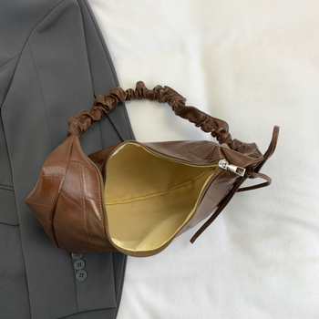 Cloud Bag Τσάντα ώμου- Crossbody με πλισέ λεπτομέρειες, μεγάλη γυναικεία τσάντα, φθινοπωρινό-χειμερινό 2025