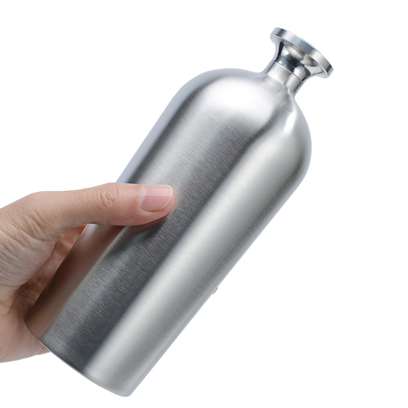 Rozsdamentes acél 304, új modellű hipflaska, 500 ml kültéri hordozható italosüveg, luxus otthoni bárfelszerelés