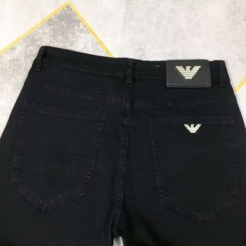 Fekete férfi farmernadrág, slim-fit, egyenes szárú
