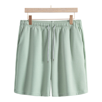 Férfi slim-fit rövid ujjú ing szett, pamutból