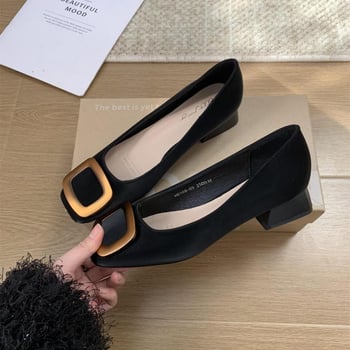 Női fekete loaferok koreai stílusban, casual, 2024-es új modell, puha talp, francia elegáns hatású dizájn mindennapi használatra