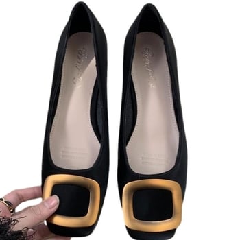 Női fekete loaferok koreai stílusban, casual, 2024-es új modell, puha talp, francia elegáns hatású dizájn mindennapi használatra