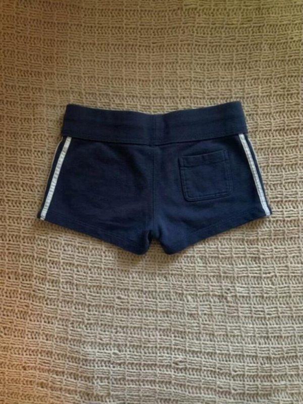 Amerikai stílusú Y2K női sportshortok – vintage nyár, karcsúsított fazon