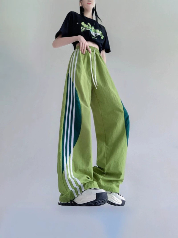 Női gyorsszáradó munkásnadrág tavasz-nyár, új stílus, laza szabás, jazz- és street dance-hoz, diákok számára