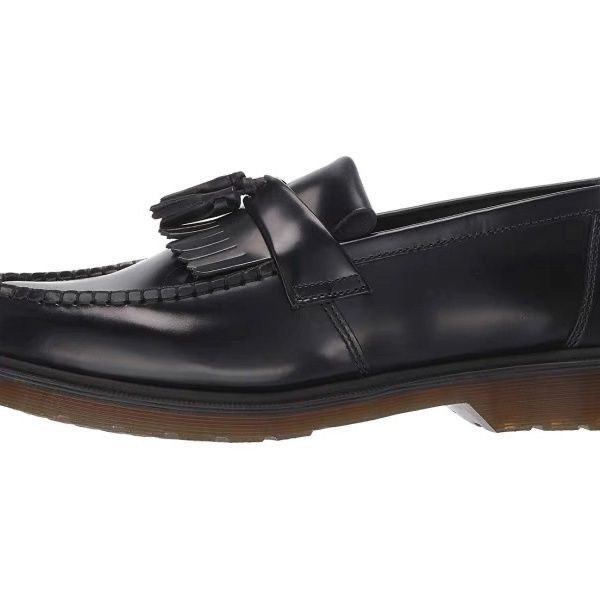 Női bőrből készült retro tassel loafers, brit stílus, uniszex modell
