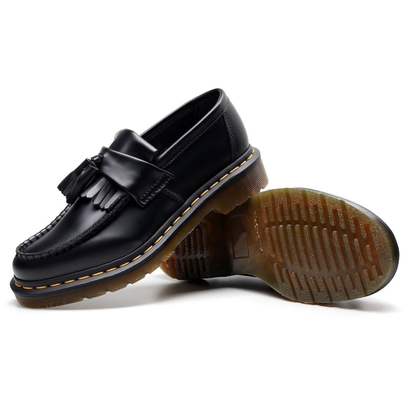 Női bőrből készült retro tassel loafers, brit stílus, uniszex modell