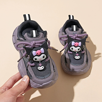 Adidași pentru copii cu design cartoon și plasă, în stil dad shoes, respirabili, pentru alergare și purtare zilnică, toamna 2026