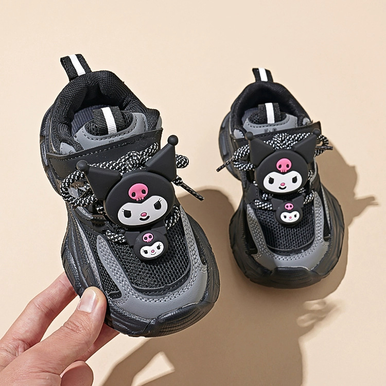 Adidași pentru copii cu design cartoon și plasă, în stil dad shoes, respirabili, pentru alergare și purtare zilnică, toamna 2026