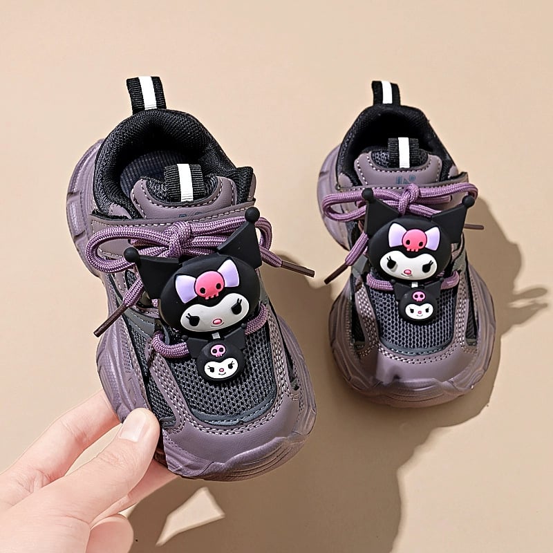 Adidași pentru copii cu design cartoon și plasă, în stil dad shoes, respirabili, pentru alergare și purtare zilnică, toamna 2026