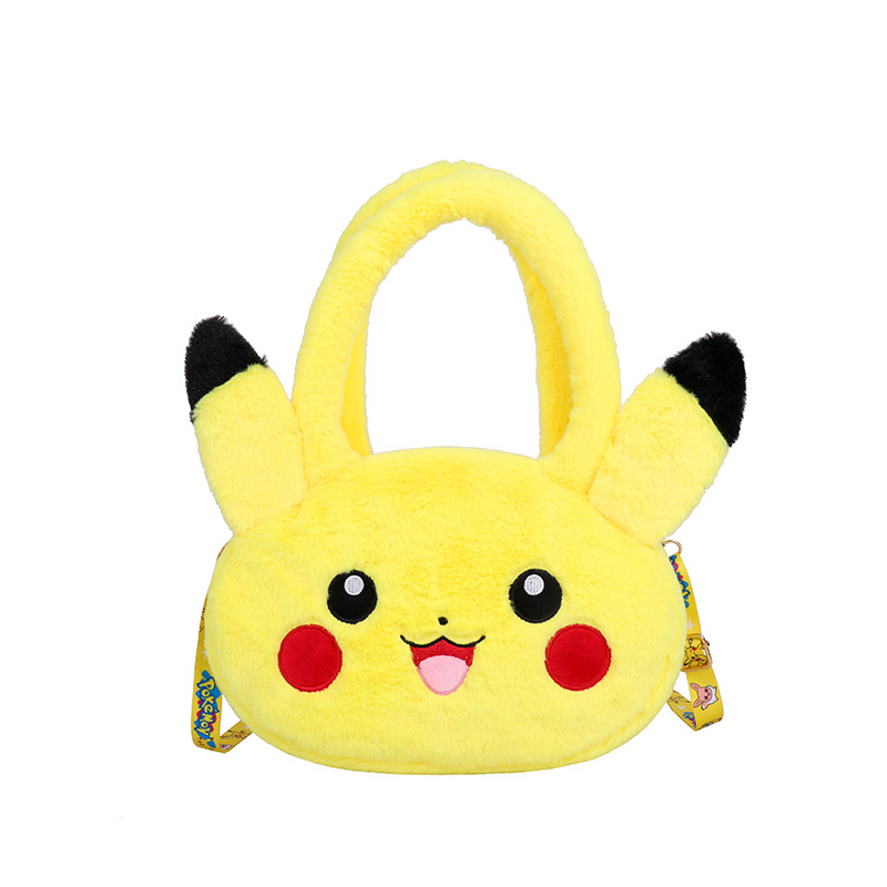 Női plüss crossbody táska Belle Picchu, aranyos kézitáska