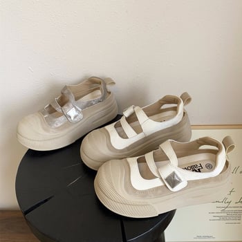 XY-A290 Női Velcro-szandál, zárt orrú, vastag talppal a magasság növelése érdekében, kivágott mintázat, légáteresztő, nyári casual