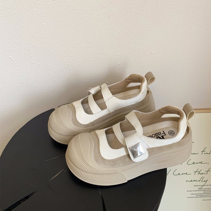 XY-A290 Női Velcro-szandál, zárt orrú, vastag talppal a magasság növelése érdekében, kivágott mintázat, légáteresztő, nyári casual