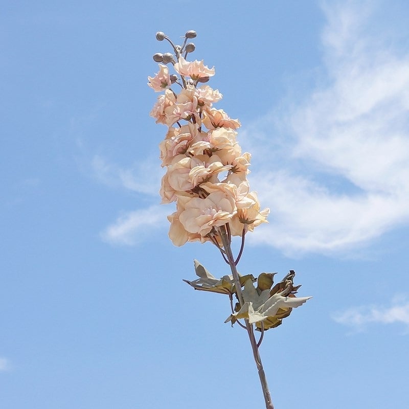 Τεχνητά λουλούδια Delphinium για διακόσμηση σπιτιού, γάμους και φωτογραφικά σκηνικά