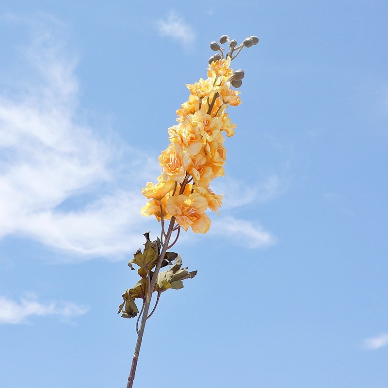 Τεχνητά λουλούδια Delphinium για διακόσμηση σπιτιού, γάμους και φωτογραφικά σκηνικά