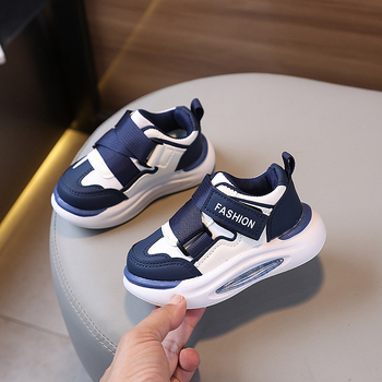 Adidași sport pentru copii unisex, ușori, partea superioară TPU, talpă din cauciuc, închidere Velcro, primăvară și toamnă