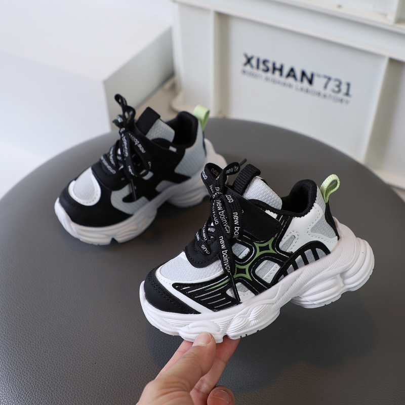 Gyerekeknek tervezett trendi Dad Shoes sportcipő, 2026 tavasz–ősz, könnyű, lélegző