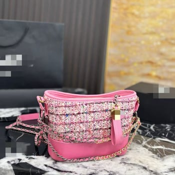 Xiangjia ženska torbica s rombom šivom i lancem, 2026 novi dizajn za jesen/zimu, mat retro crossbody bucket torba