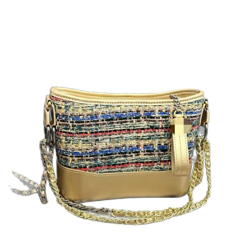 Xiangjia ženska torbica s rombom šivom i lancem, 2026 novi dizajn za jesen/zimu, mat retro crossbody bucket torba