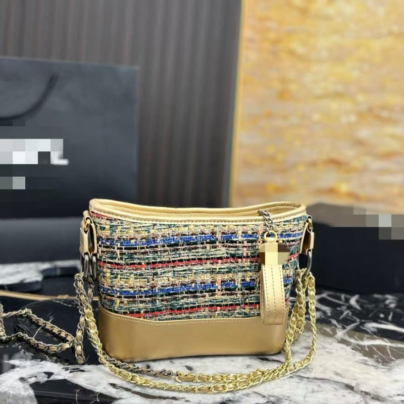 Xiangjia ženska torbica s rombom šivom i lancem, 2026 novi dizajn za jesen/zimu, mat retro crossbody bucket torba
