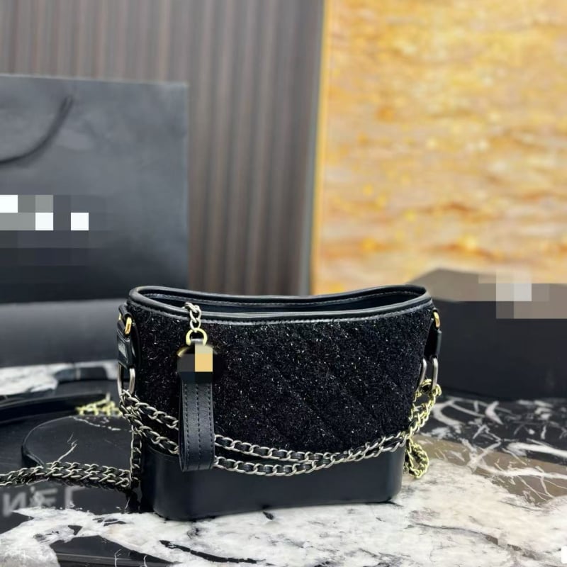 Xiangjia ženska torbica s rombom šivom i lancem, 2026 novi dizajn za jesen/zimu, mat retro crossbody bucket torba