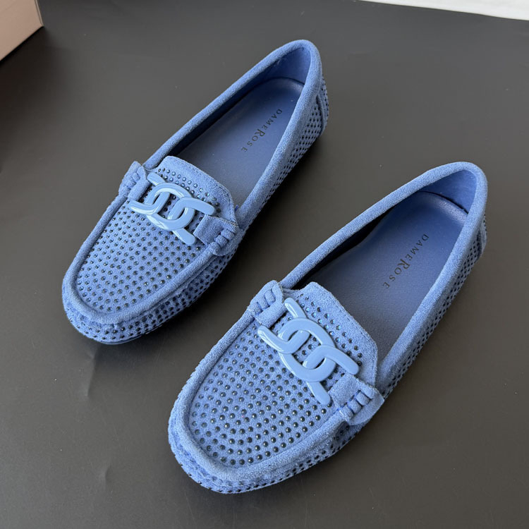 Női nyári légáteresztő rhinestone loaferek hálós mintás felülettel, slip-on, lapos talppal, mindennapi kényelem