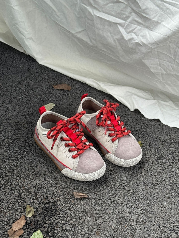 Asmmini dječje šarene platnene tenisice za proljeće i ljeto, unisex, s Velcro kopčom, prozračne, otporne na habanje, casual obuće